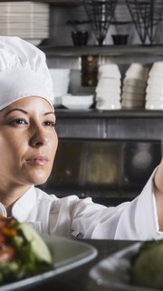 Hispanic female chef