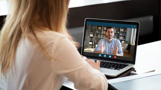 Employer listen applicant during job interview using webcam and pc